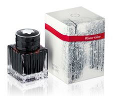 Picture of Montblanc Fountain Pen Ink Bottle Winter Glow Red 30ml