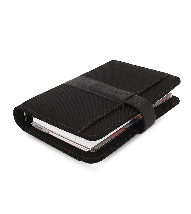 Filofax Fusion Personal Organizer BlackMontgomery Pens Fountain Pen