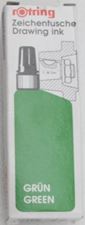Picture of Rotring Drawing Ink Green 23ml Bottle