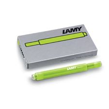 Picture of Lamy Neon Lime 2015 Limited Edition T10 Fountain Pen Ink Cartridges 5 Per Pack