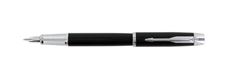 Picture of Parker IM Metal Lacquer Black Chrome Trim Fountain Pen Fine Nib