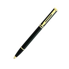 Picture of Waterman Laureat Black Lacquer Gold Trim Ballpoint Pen