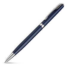 Picture of Parker Sonnet  Blue Lacquer Chrome Trim Slim Ballpoint Pen