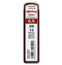 Picture of Rotring Tikky Hi Polymer 0.5 2B Leads Tube of 12