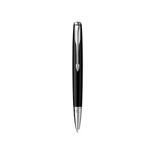 Picture of Parker Sonnet Black Lacquer Chrome Trim Mono Ballpoint Pen