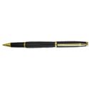 Picture of Elysee Black Lacquer Gold Trim Rollerball Pen