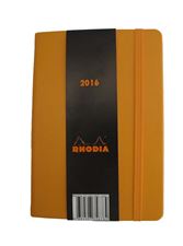 Picture of Rhodia Weekly Notebook Orange 4x6  2016
