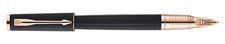 Picture of Parker Ingenuity 5Th Technology Slim Black Rubber Gold Trim Medium Point Pen