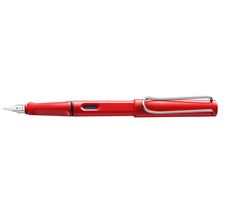 Picture of Lamy Safari Red Fountain Pen Fine Nib