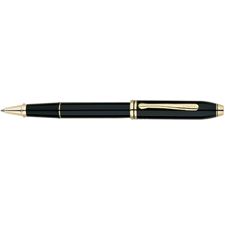 Picture of Cross Townsend Black Lacquer Selectip Rolling Ball Pen USA