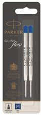 Picture of Parker Quink Flow Ballpoint Refill Blue Medium Point (2 Per Card)