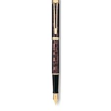 Picture of Waterman Harmonie Brown Gold Trim Fountain Pen Fine Nib