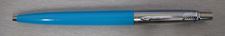 Picture of Parker Jotter Made in USA Jade Garden Blue Ballpoint Pen with Brass Thread