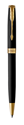 Picture of Parker Sonnet Matte Black Gold Trim Ballpoint Pen
