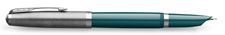 Picture of Parker 51 Fountain Pen Teal Blue & Chrome Medium Point