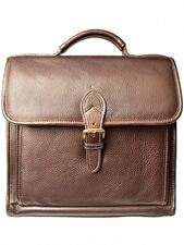 Picture of Aston Leather Convertible Backpack Shoulder Bag Brown