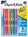 Picture of Paper Mate ClearPoint 6 Color Lead Pencils 0.7mm Erasable