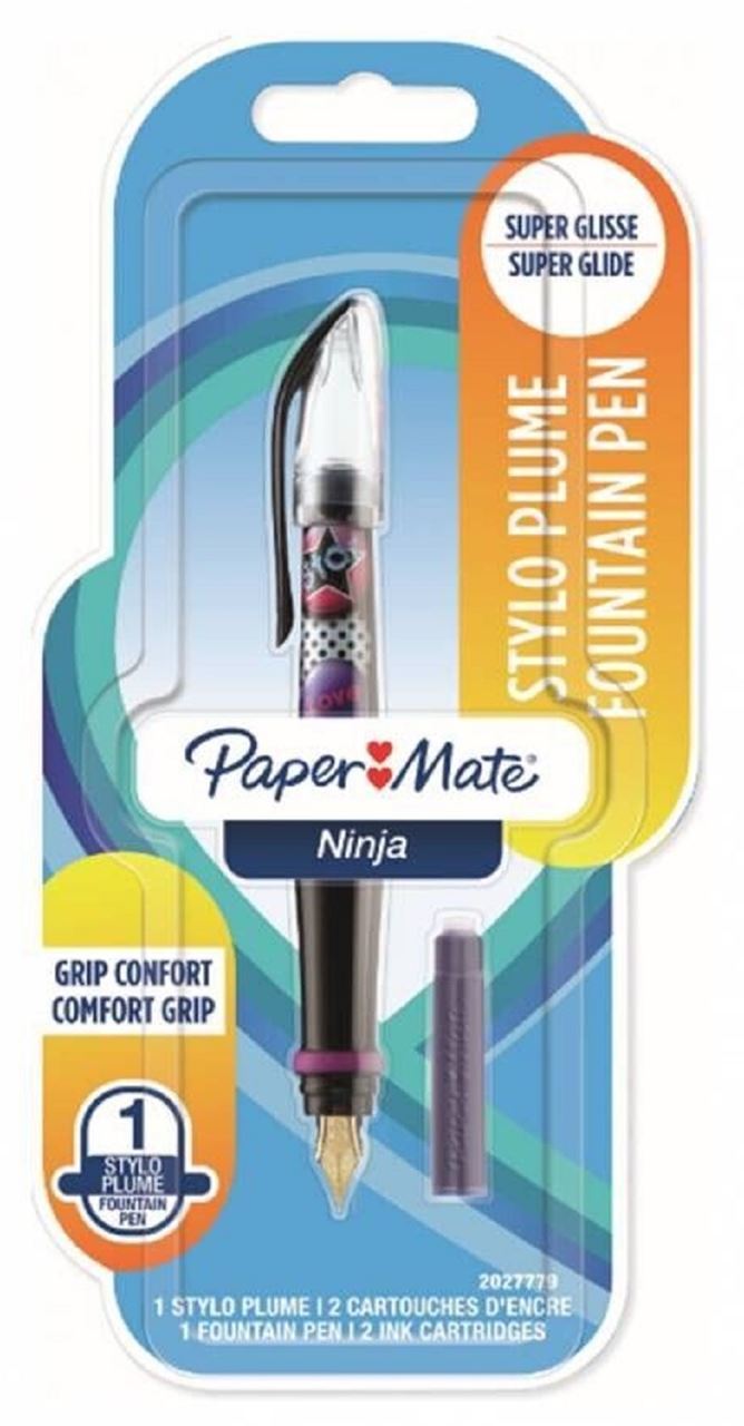 Paper Mate Fountain Pen Medium Point Girl Comfort Grip-Montgomery Pens  Fountain Pen Store 212 420 1312