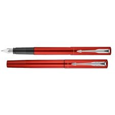 Picture of Parker Vector XL Red & Chrome Trim Fountain Pen Fine Nib