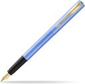 Picture of Parker Vector XL Blue & Gold Trim Fountain Pen Fine Nib