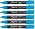 Picture of Sharpie Blue Chalk Markers Mediums Tip Wet Erase 6 Markers