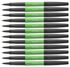 Picture of Paper Mate Flair Felt Tip Pens Medium Point 0.7mm Metallic Kiwi 12 Pens