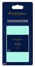 Picture of Waterman Large Size Standard Cartridges Intense Black 8 count