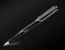 Picture of Lamy Safari Fountain Pen Broad Point Black New In Box