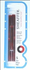 Picture of Sheaffer Fountain Pen Red Ink Cartridges Pack Of 5 New In Pack 96340