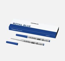 Picture of Montblanc Ballpoint Pen Refills Royal Blue Medium Pt 2 In Box New 128214