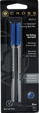 Picture of Cross Gel Ink Rollerball Refills -2 Refills Blue 8521-2