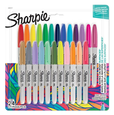 Picture of Sharpie Seasonal Permanent Markers Fine Pt24 Assorted Colors New In Pack 2205177