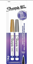 Picture of Sharpie Gold And Silver Extra Fine Oil Based Paint Marker New In Pack 1976708